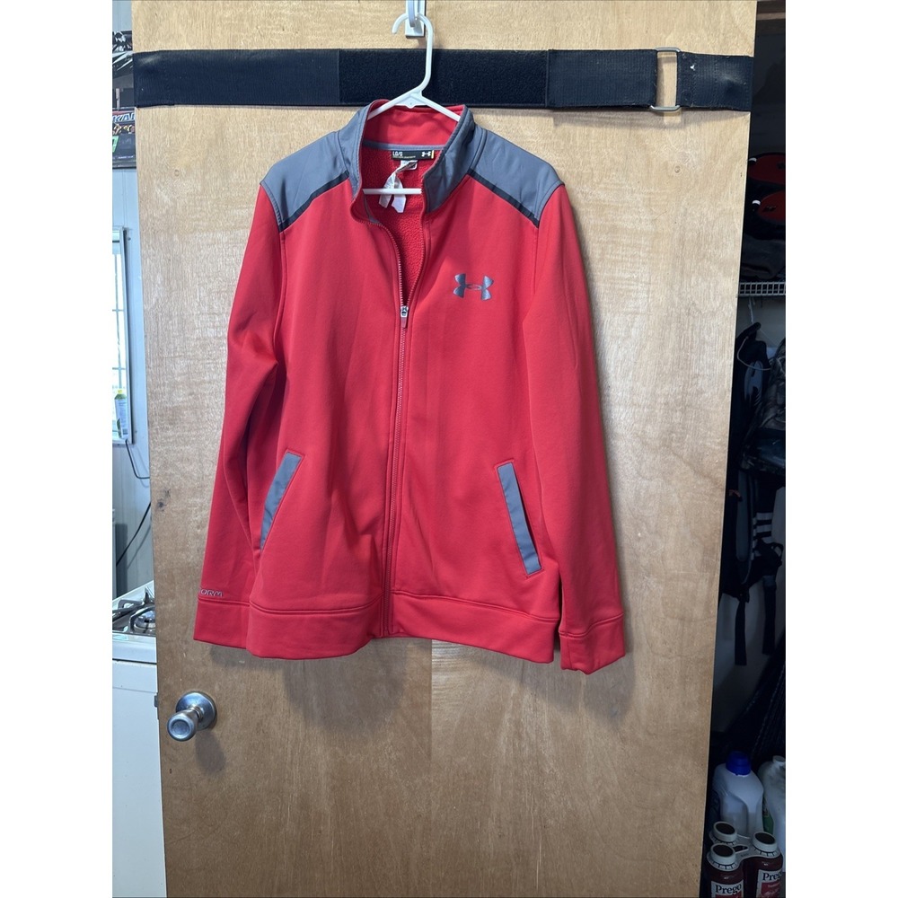 Under Armour Cold Gear Men's Storm Jacket Size L Red